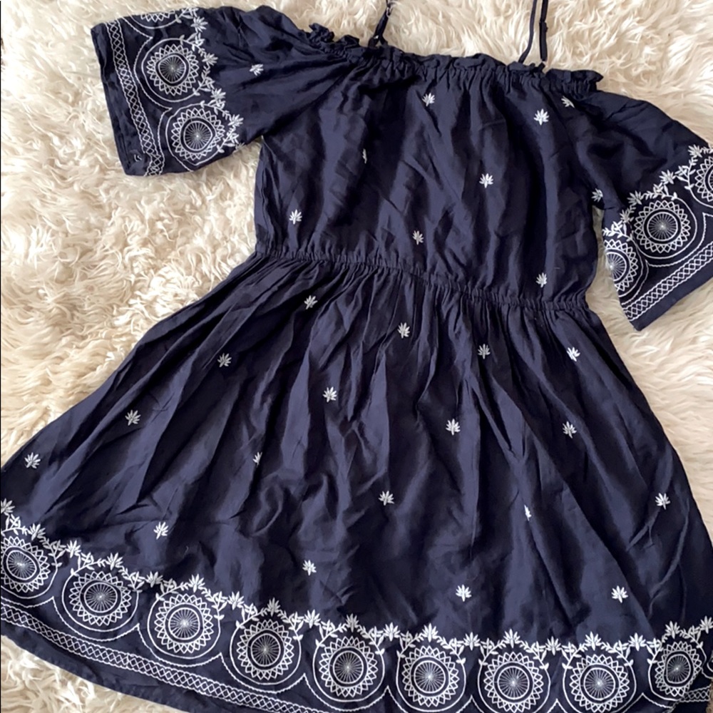 World Market Off the shoulder embroidered Dress